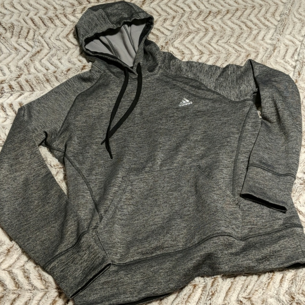 Adidas Gray Sweatshirt - climawarm - Size Medium